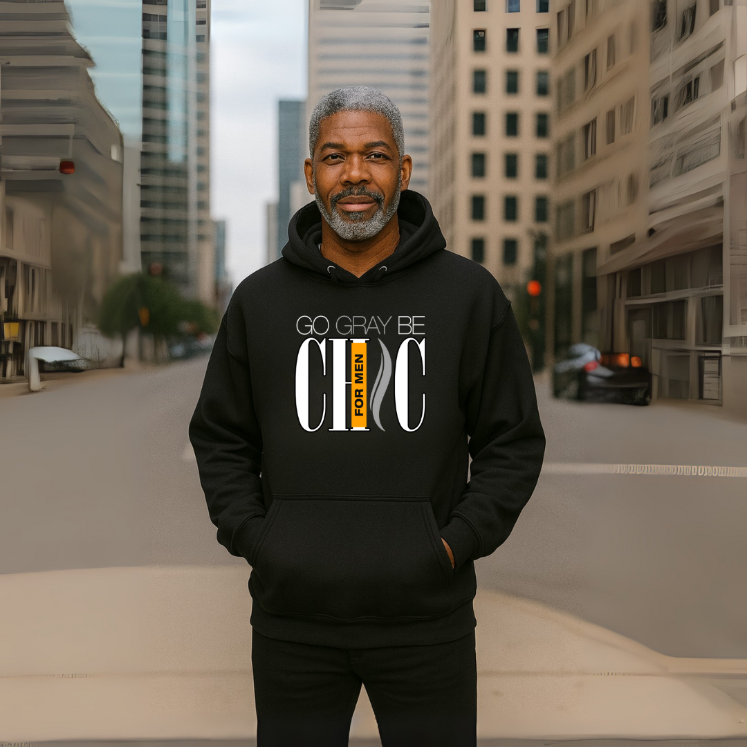 Go Gray Be CHIC Men’s Hoodie
