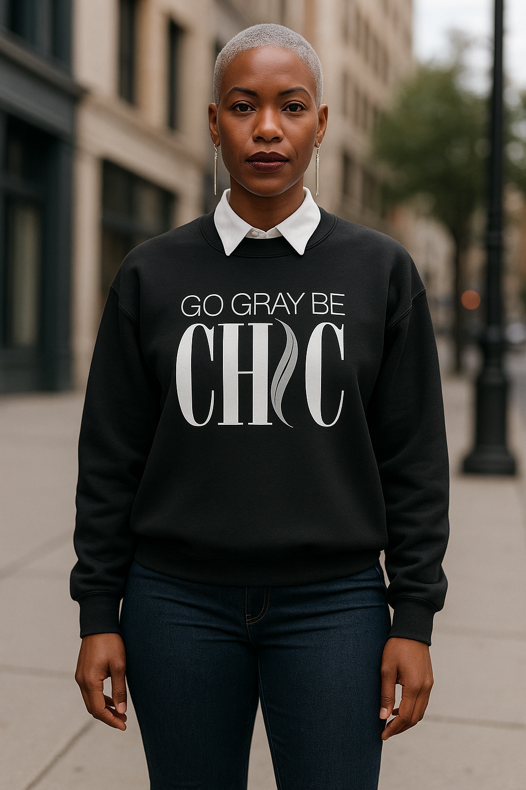 The Go Gray Be CHIC Sweatshirt