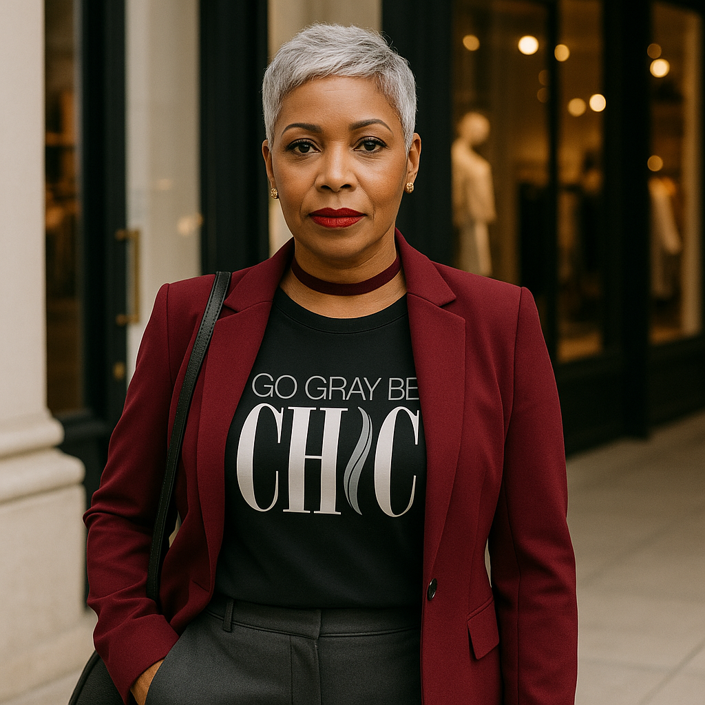 The Go Gray Be CHIC Tee