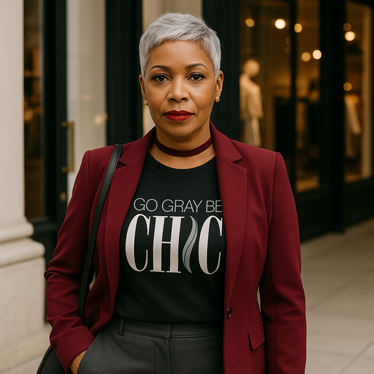 The Go Gray Be CHIC Tee
