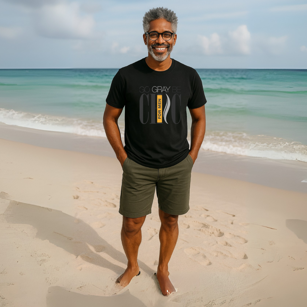 The Go Gray Be CHIC for Men Tee